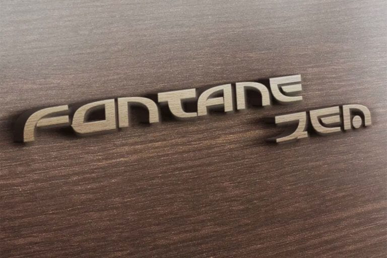 Fontana Zen brand logo design sequel