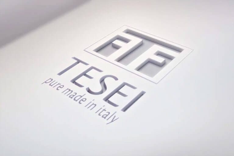 Tesei logo brand design sequel