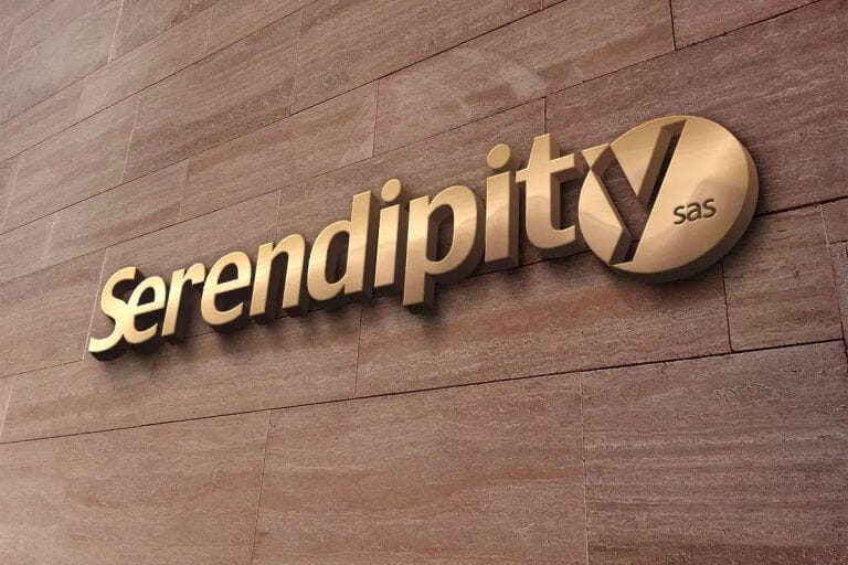 serendipity brand logo design ssequel
